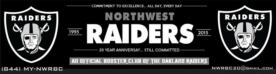 NORTHWEST RAIDERS BOOSTER CLUB - OFFICIAL BOOSTER CLUB OF THE OAKLAND RAIDERS
